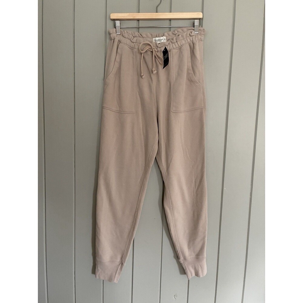 NWT Abercrombie & Fitch Soft A&F Collection Putty Jogger Sweatpants XL NEW